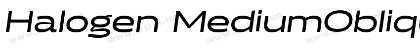 Halogen MediumObliqu字体转换 Halogen MediumObliqu字体转换